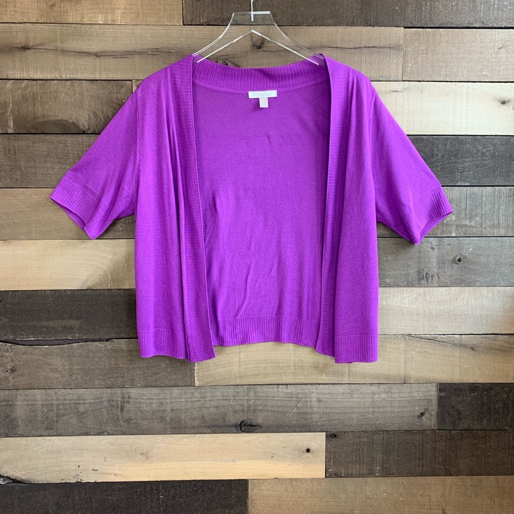 Short sleeve cardigan